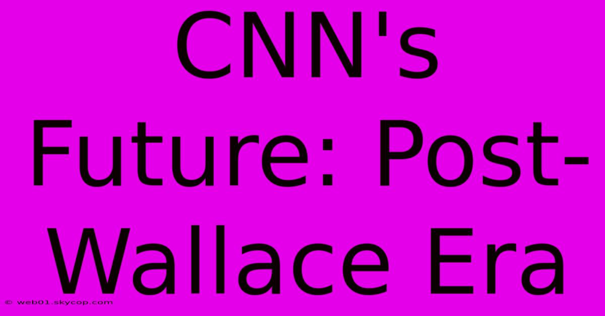 CNN's Future: Post-Wallace Era