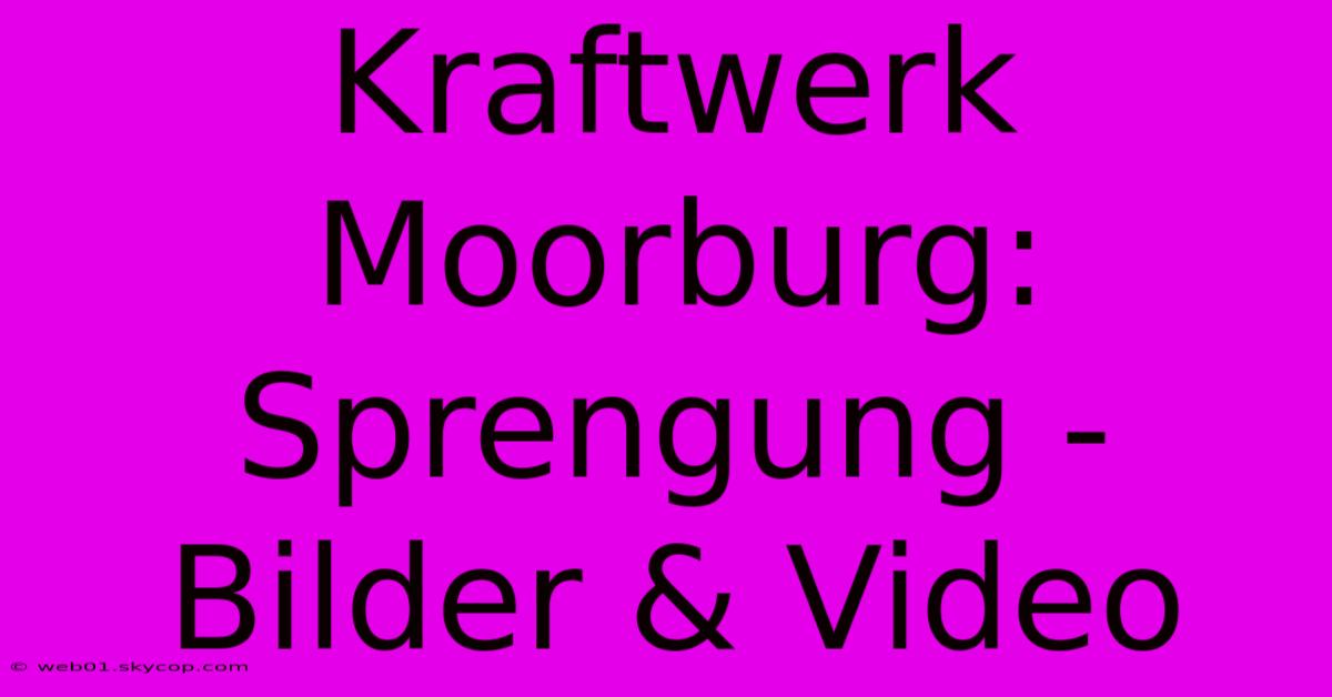 Kraftwerk Moorburg: Sprengung - Bilder & Video 