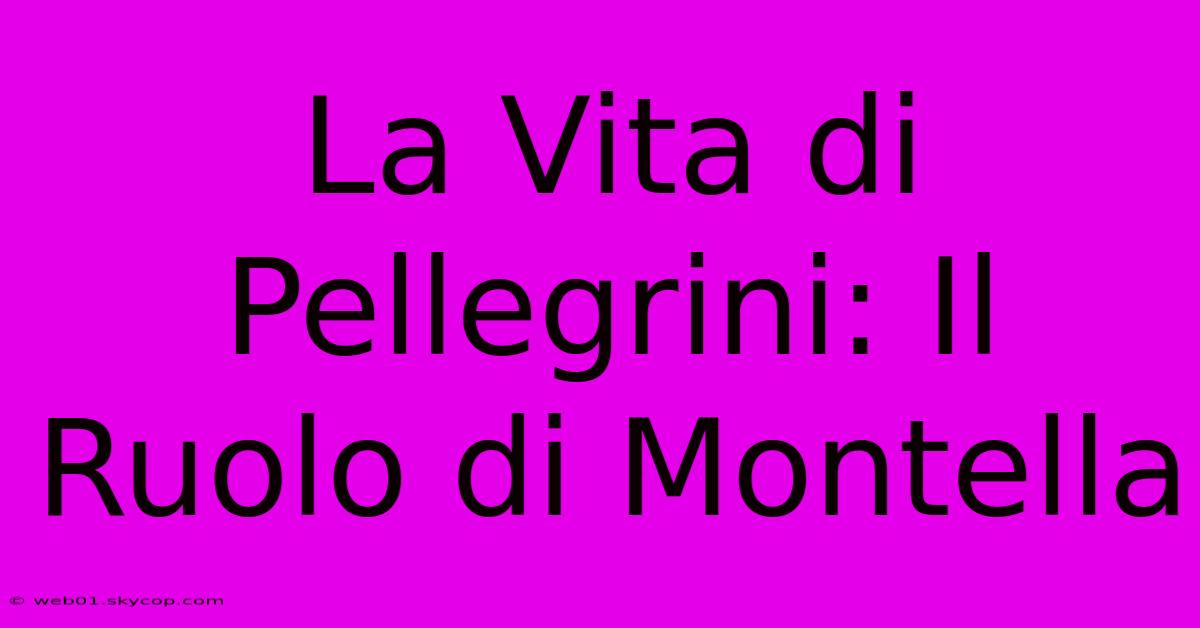 La Vita Di Pellegrini: Il Ruolo Di Montella