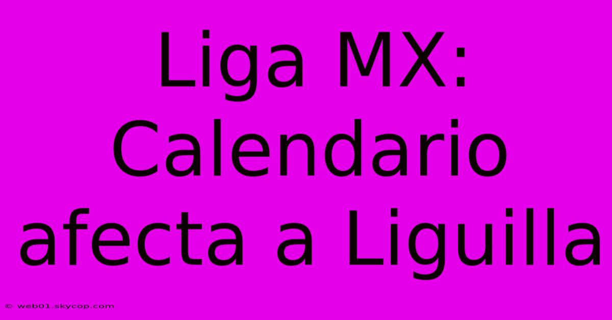 Liga MX: Calendario Afecta A Liguilla 