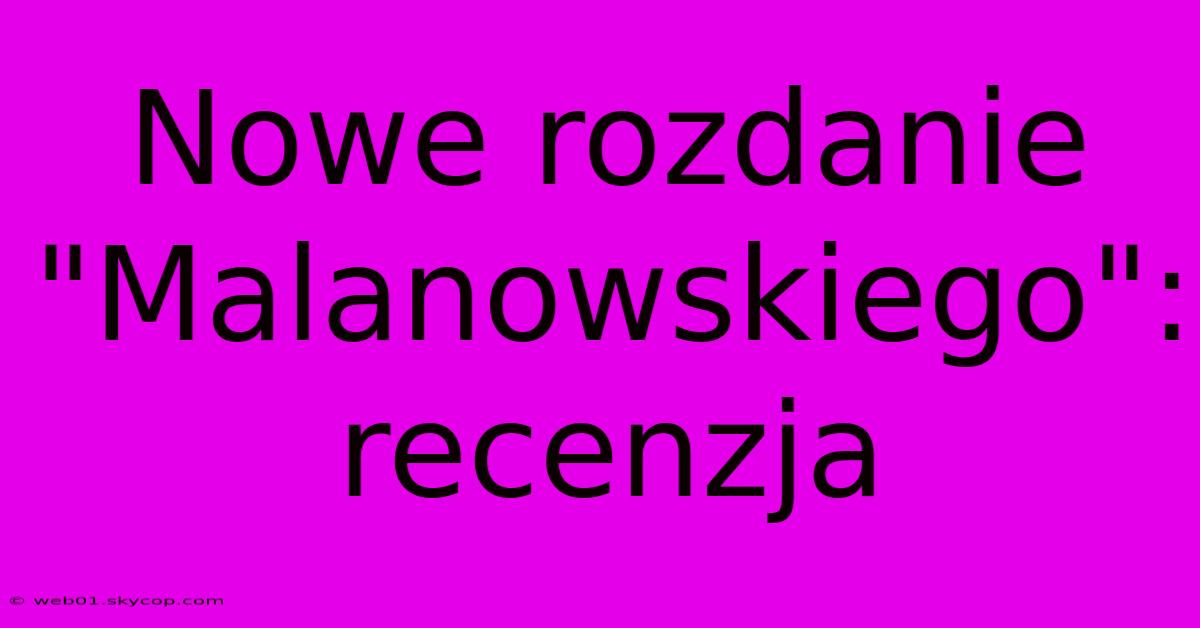 Nowe Rozdanie 