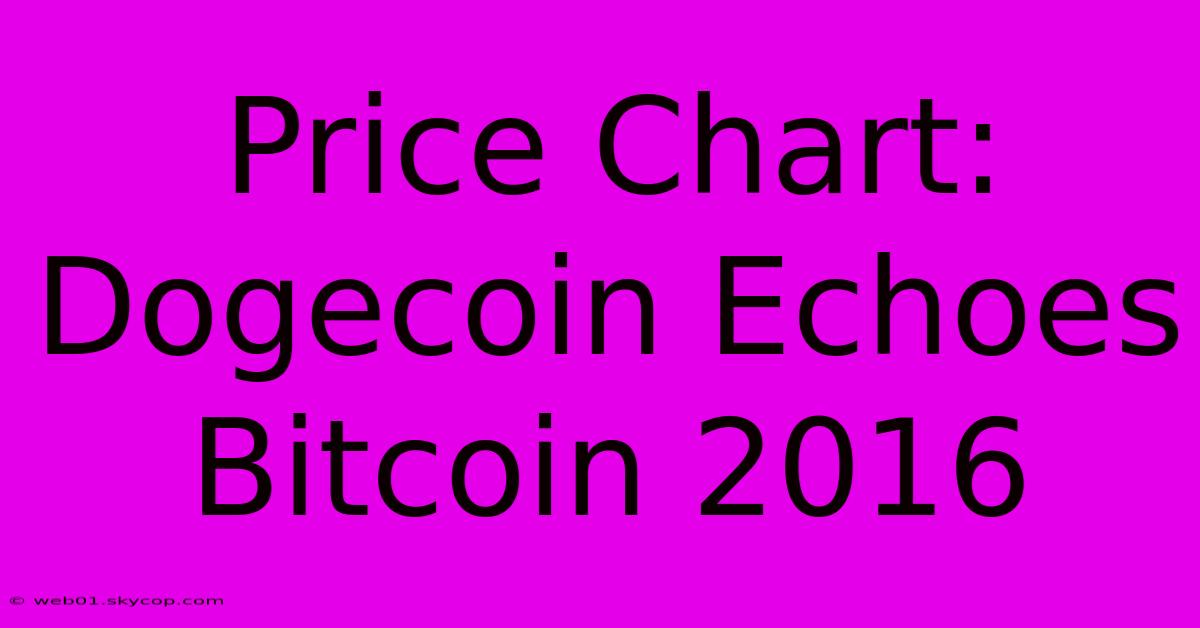 Price Chart: Dogecoin Echoes Bitcoin 2016