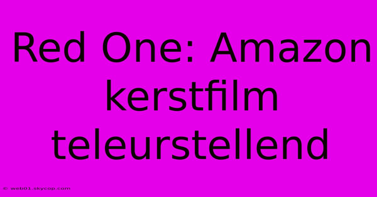 Red One: Amazon Kerstfilm Teleurstellend