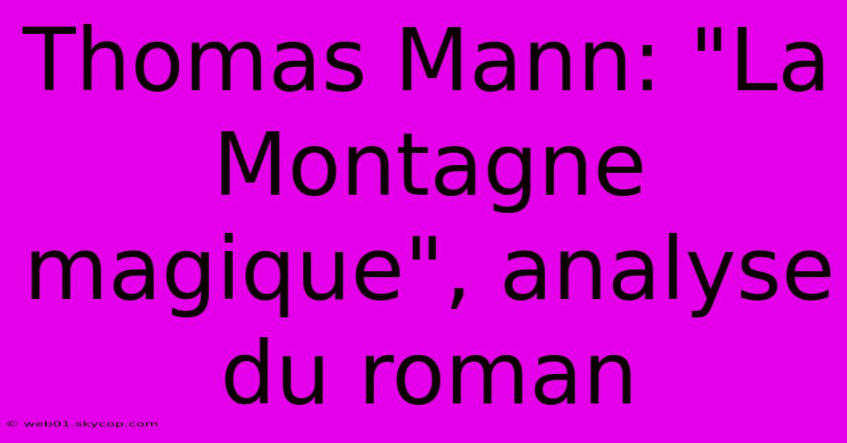 Thomas Mann: 