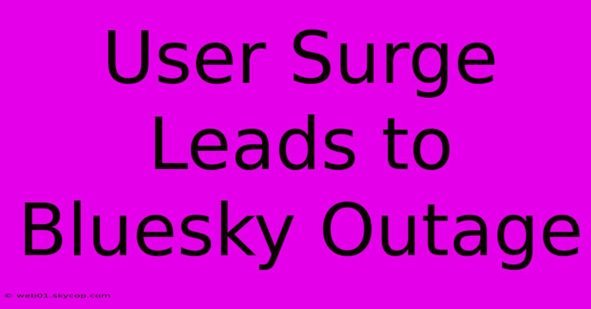 User Surge Leads To Bluesky Outage 