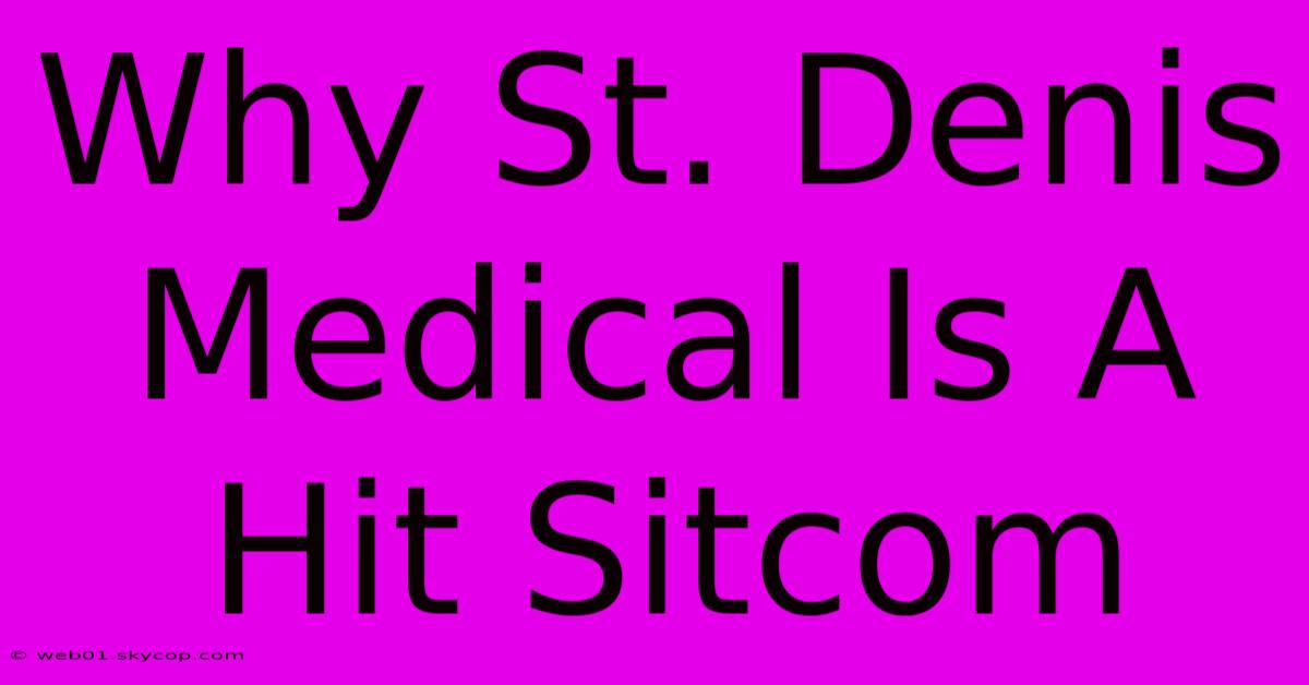 Why St. Denis Medical Is A Hit Sitcom