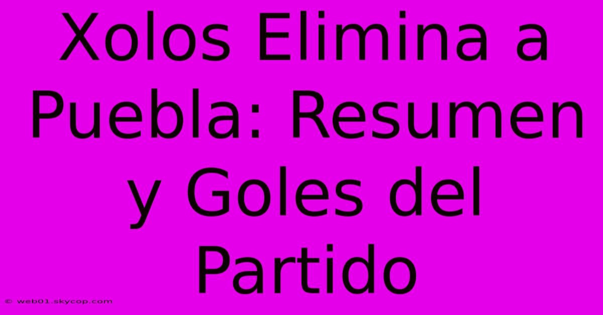 Xolos Elimina A Puebla: Resumen Y Goles Del Partido